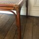 Table low rectangular rattan and caning