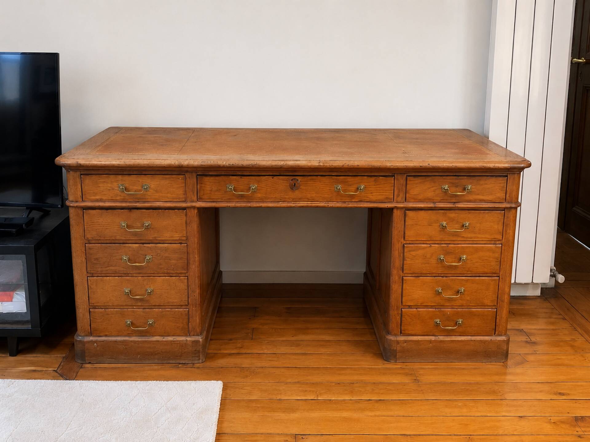 Solid oak desk