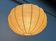 Modern mid-century German cocoon pendant lamp by Friedel Wauer for Goldkant Leuchten, 1960s.