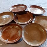 Assiette, ramene, vide poche , coupelle en grès de saint Amand de Puys