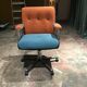 70's velvet office chair