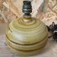 Sandstone lamp foot signed Birg