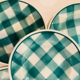 5 hollow plates green tiles FN DE givors france