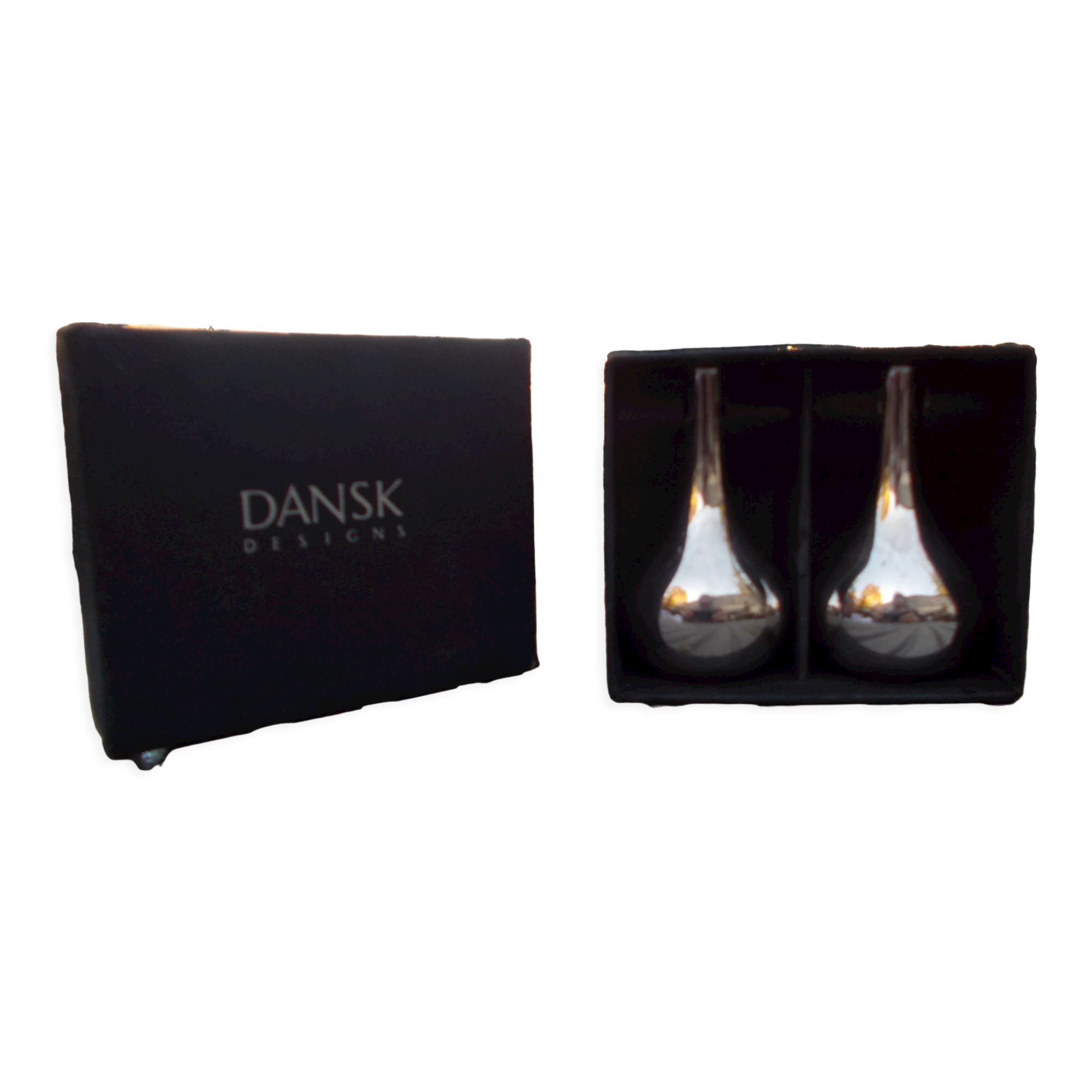 2 bougeoirs Dansk Designs Denmark avec coffret