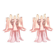 Blush Pink Murano Glass Selle Wall Sconces – A Pair