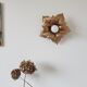 Masca style wall lamp in gilded metal
