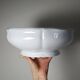 Large vintage salad bowl in white Limoges porcelain, 1960s-1980s.