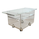 Design piece: David Lange side table in 15mm Altuglas - Circa 1980