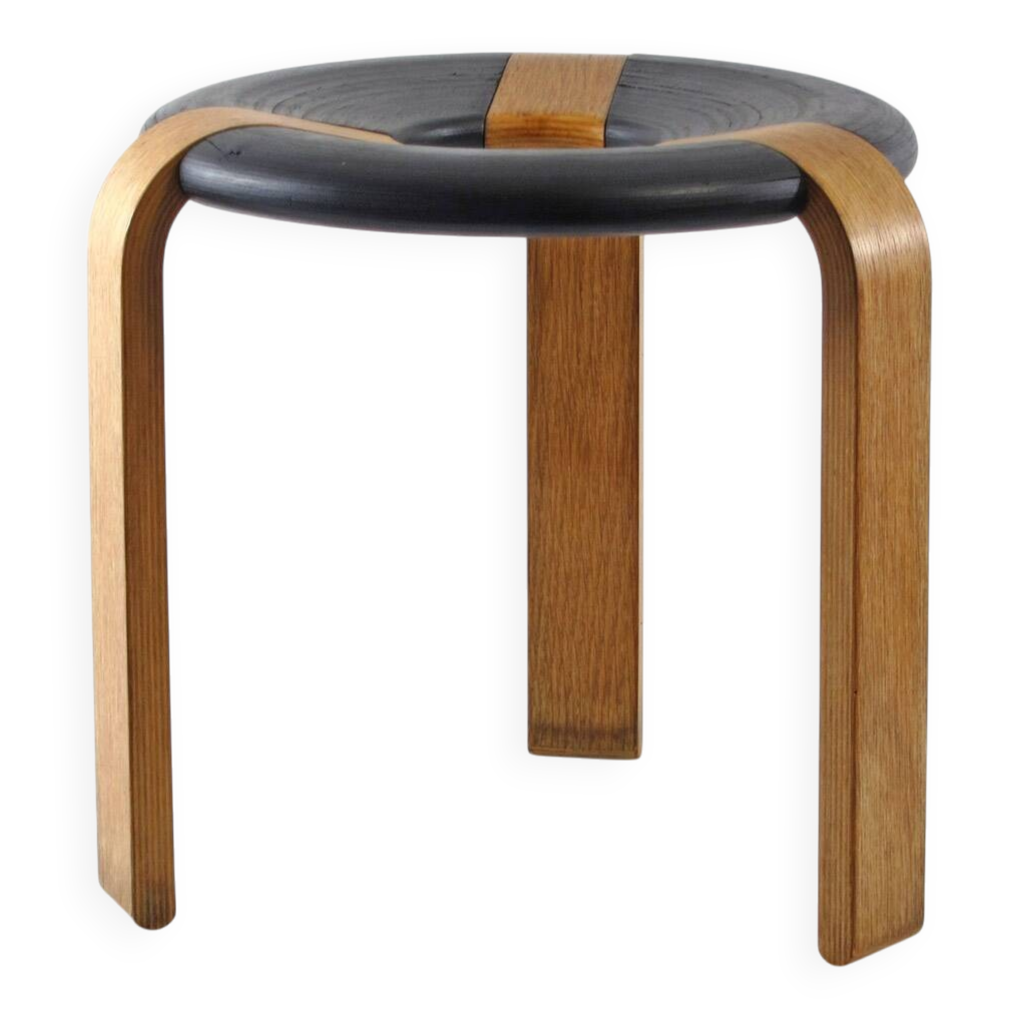 Plywood stool by Rud Thygesen for Magnus Olesen