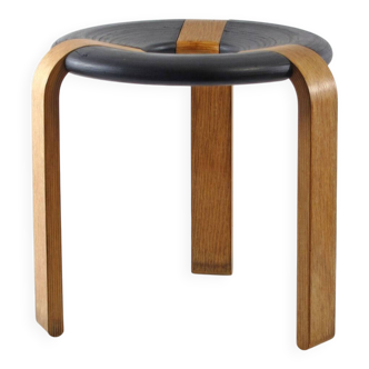 Plywood stool by Rud Thygesen for Magnus Olesen