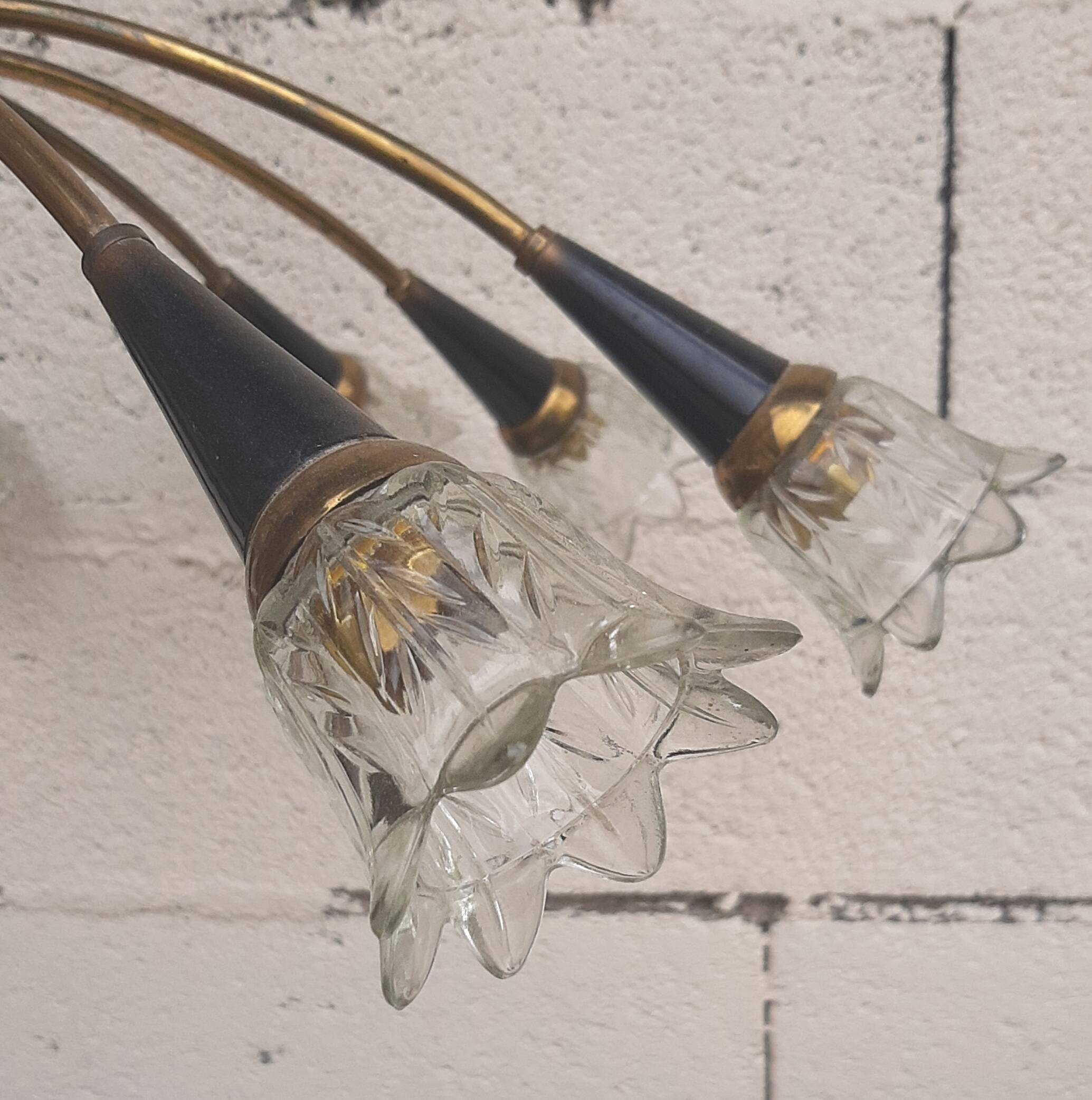 Lunel chandelier 10 lights 1950