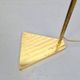 Brass Adjustable Floor Reading Lamp, 1970s