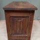 Oak chest with towel pleats