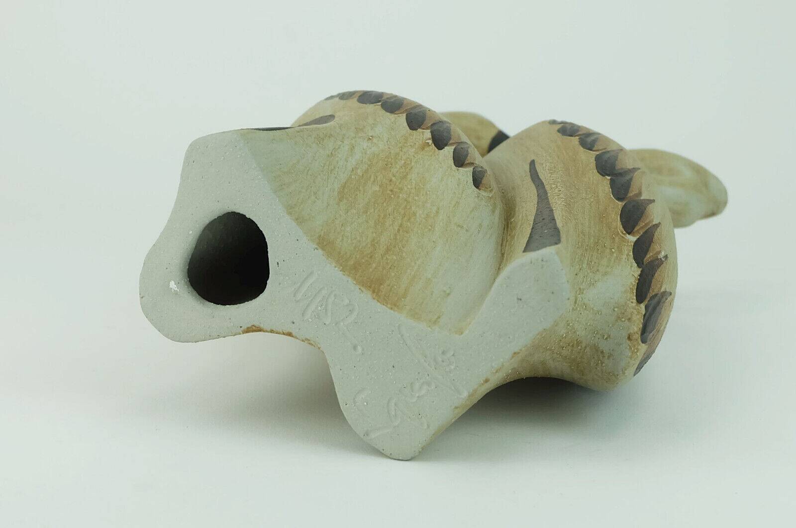 Sgrafo mid century ceramic figurine pair of cranes 1970s model no. 1152