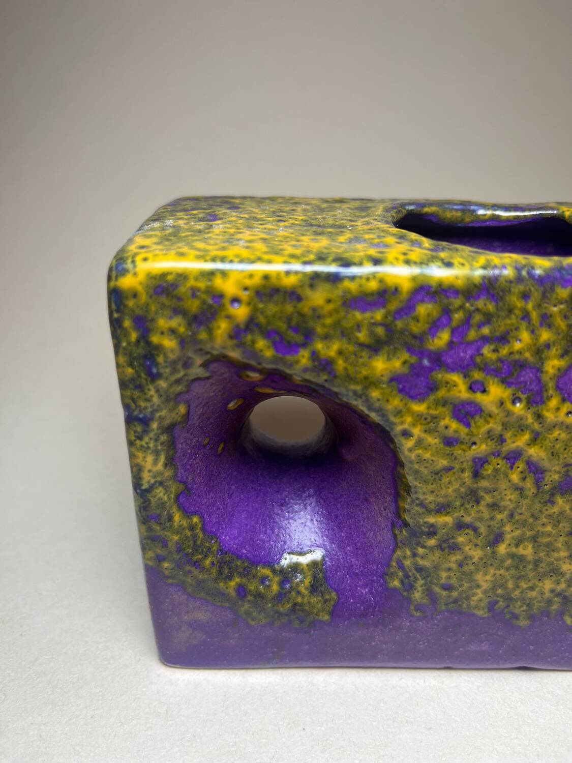 Vintage cubic vase