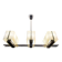 Modernist chandelier Maison Arlus ocean liner 1960