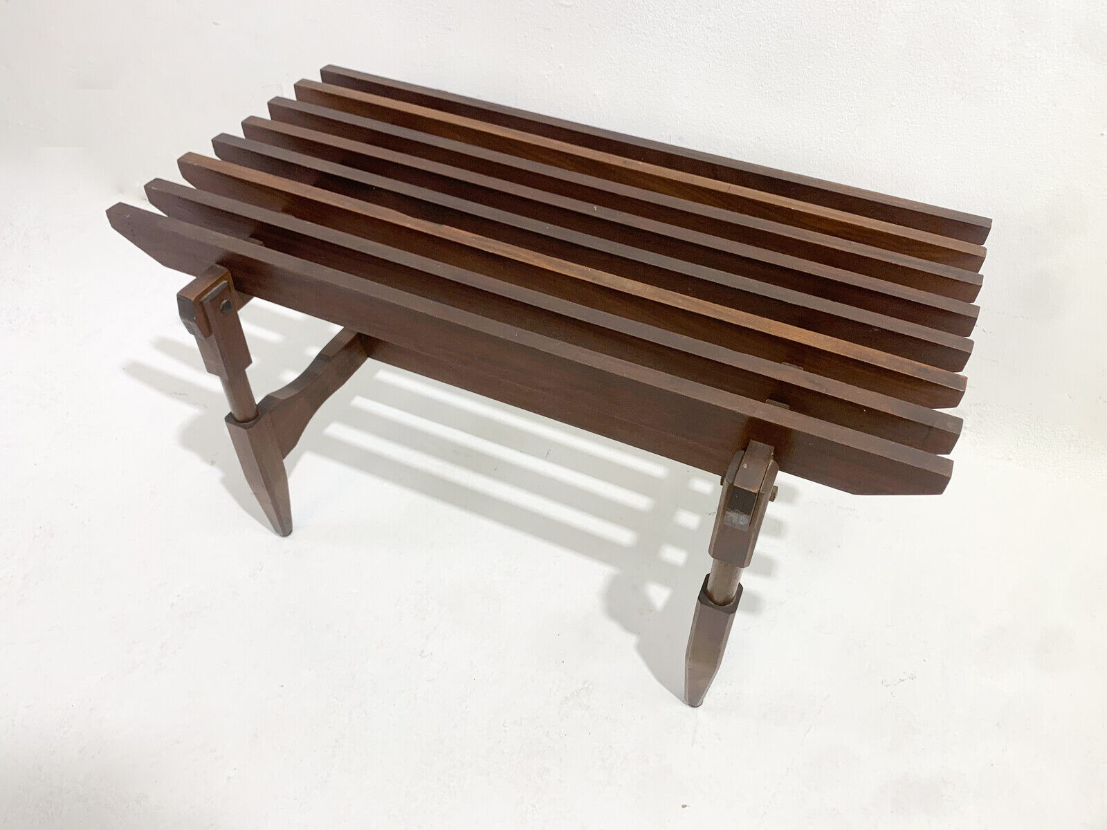 Mid-century modern italian wooden stool, 1960s