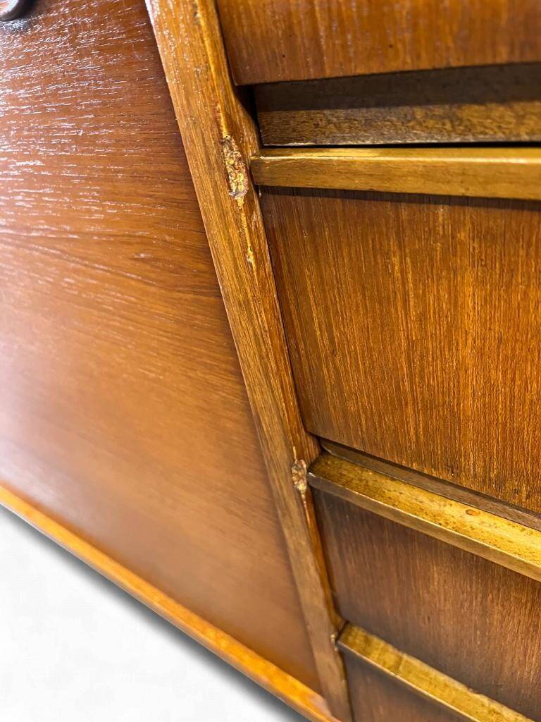 Vintage wooden sideboard / long buffet / sideboard