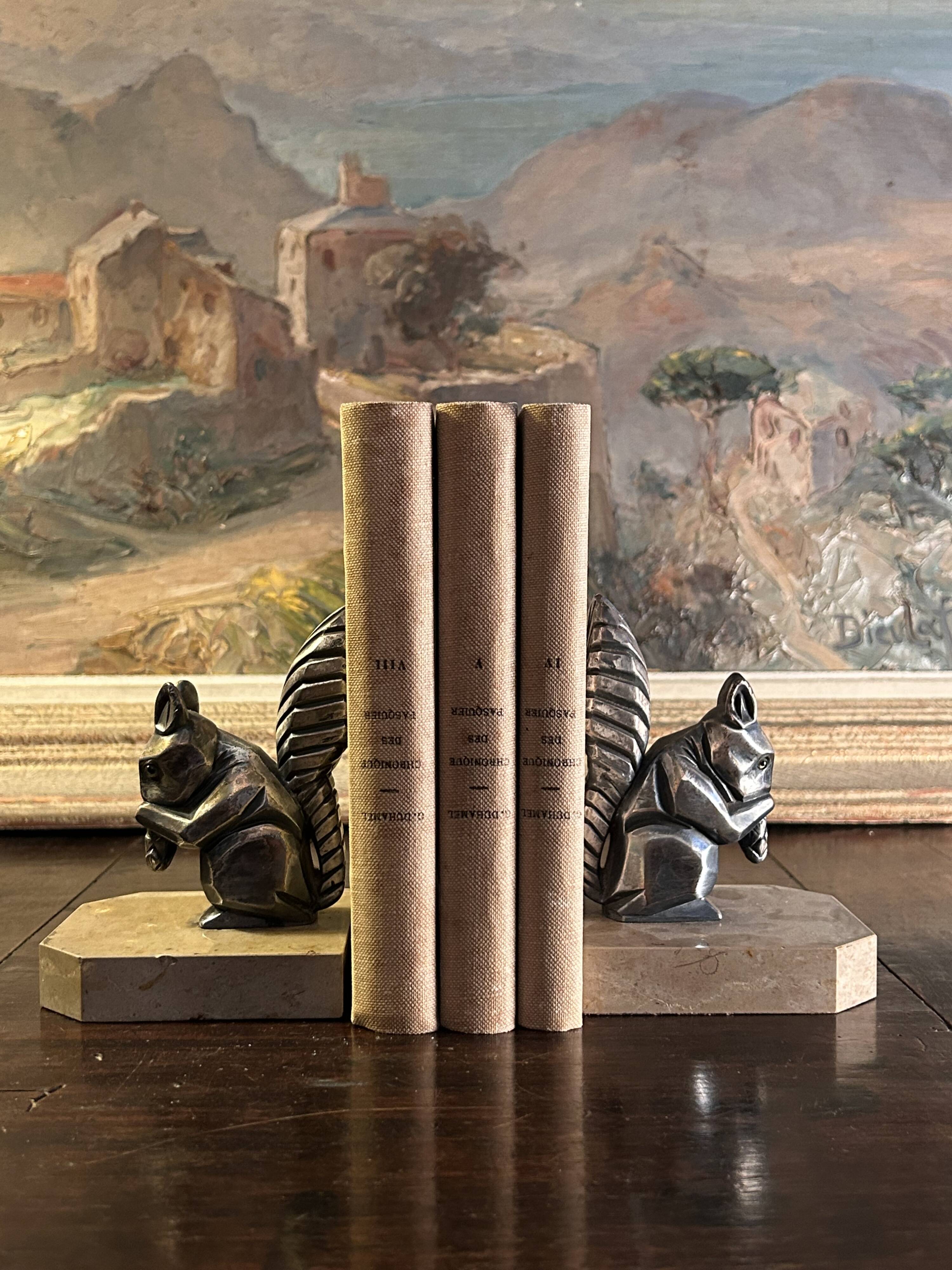 Art Deco bookends H. Moreau 1930