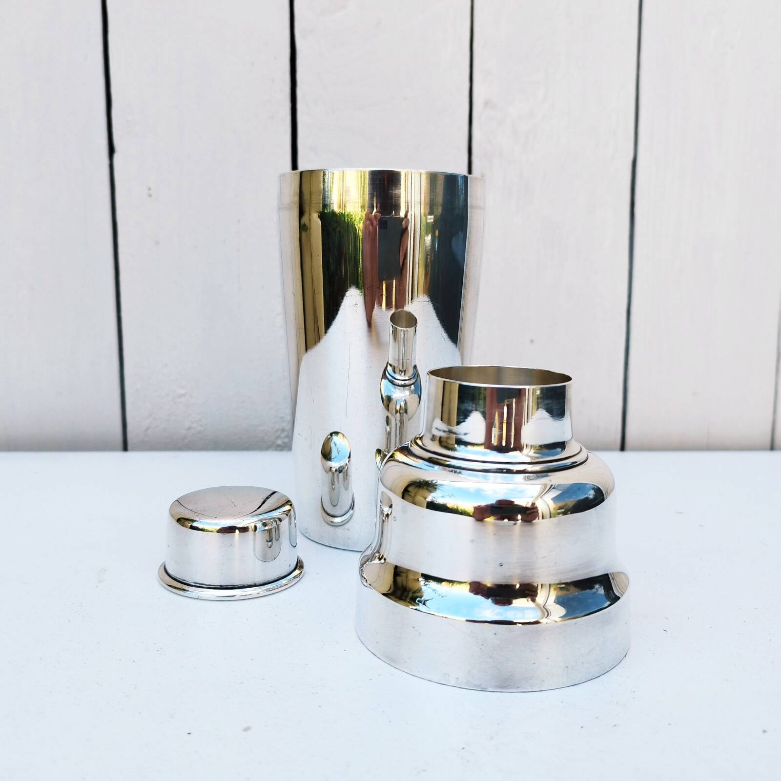 Vintage Christofle silver metal shaker