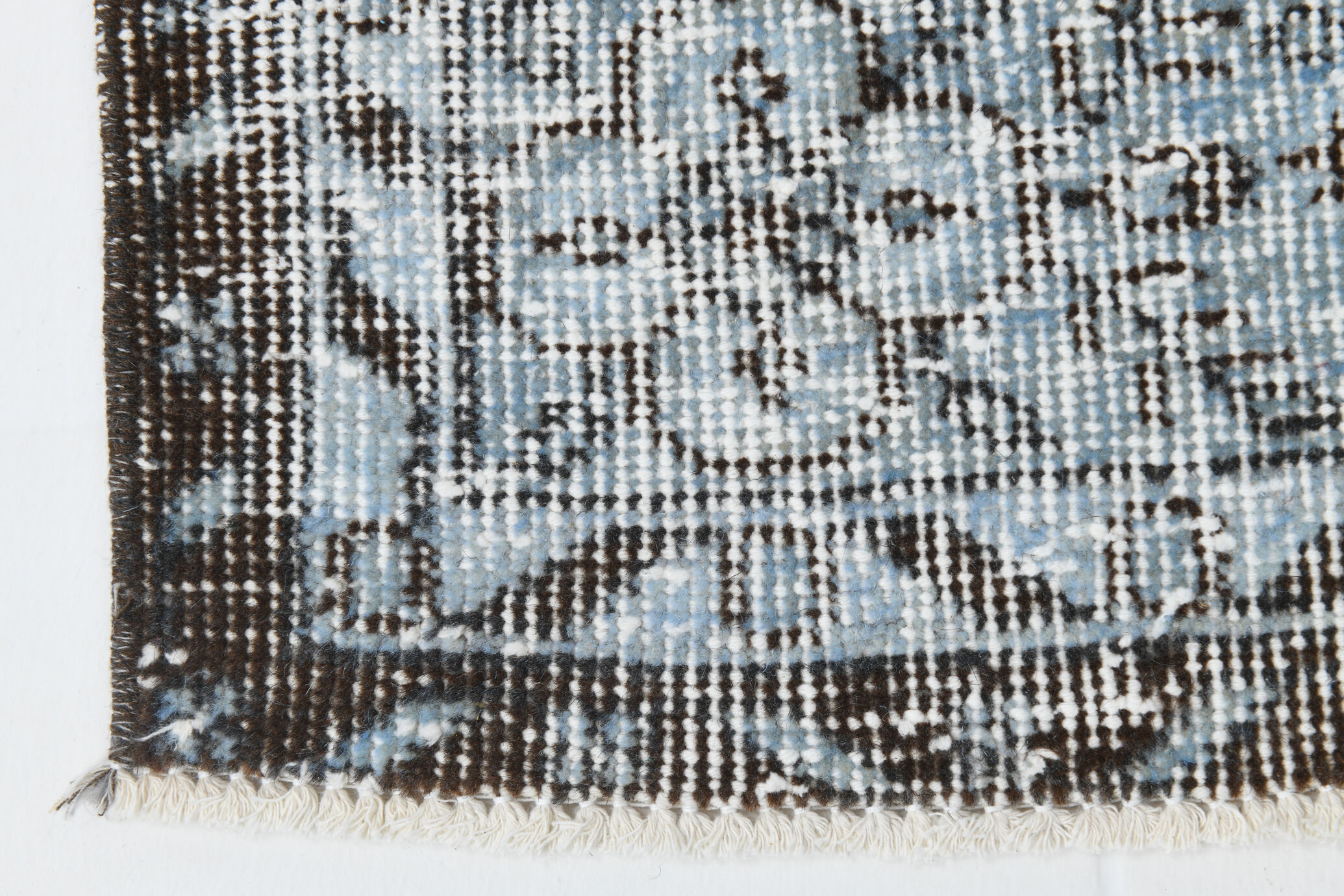 5x8 faded blue handmade turkish rug 260x150cm