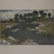 Lithograph by Henri Rivière Stream at Lopérec