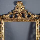 Italian frame nineteenth century. carved wood gilding gold leaf of leaf origin foliage 38,5x28,7 cm SB