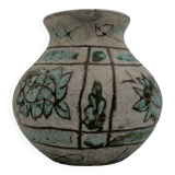 J. MASSIER, Vallauris - Vase ancien grès émaillé - Années 1930-1940
