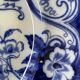 Set of 4 flat plates Creil and Montereau, Flora model