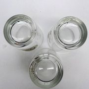 3 Vintage Canadian Club Whiskey Glasses, Long John and Queen Anne