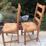 Pair of mulched / vintage chairs 60s-70s