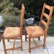 Pair of mulched / vintage chairs 60s-70s