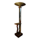 Large Art Deco Macassar Ebony Floor Lamp / Stand, circa 1930