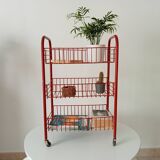 Vintage rolling dessert trolley