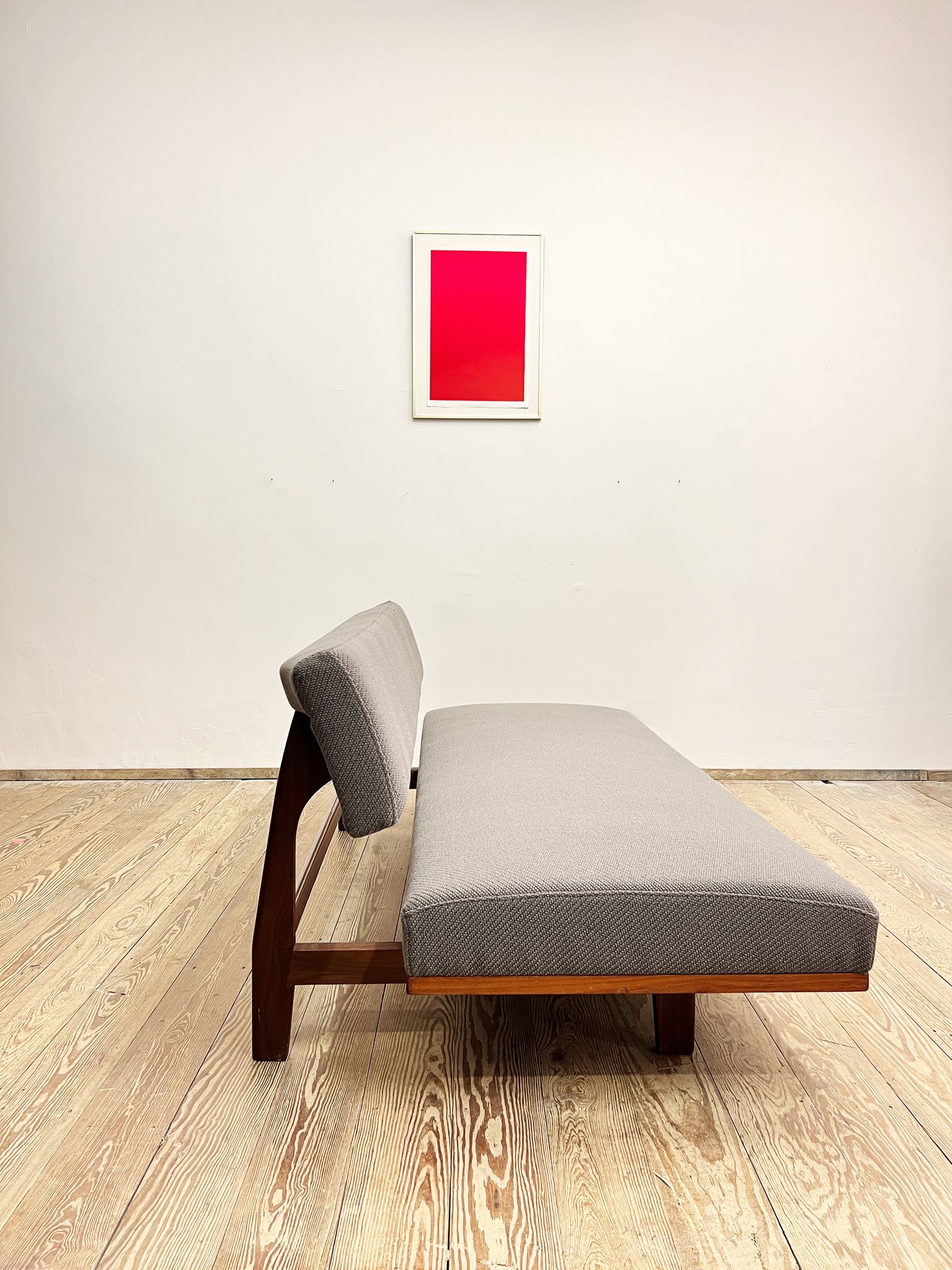 Mid Century Design Extendable Three-Seat Sofa or Daybed by Hans Bellmann for Wilkhahn