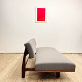 Mid Century Design Extendable Three-Seat Sofa or Daybed by Hans Bellmann for Wilkhahn