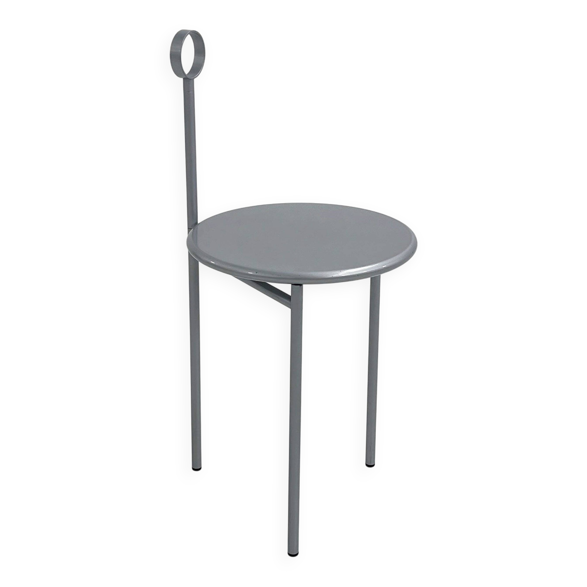 Chaise Mickville Grise par Philippe Starck pour Driade, 1985