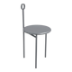 Chaise Mickville Grise par Philippe Starck pour Driade, 1985