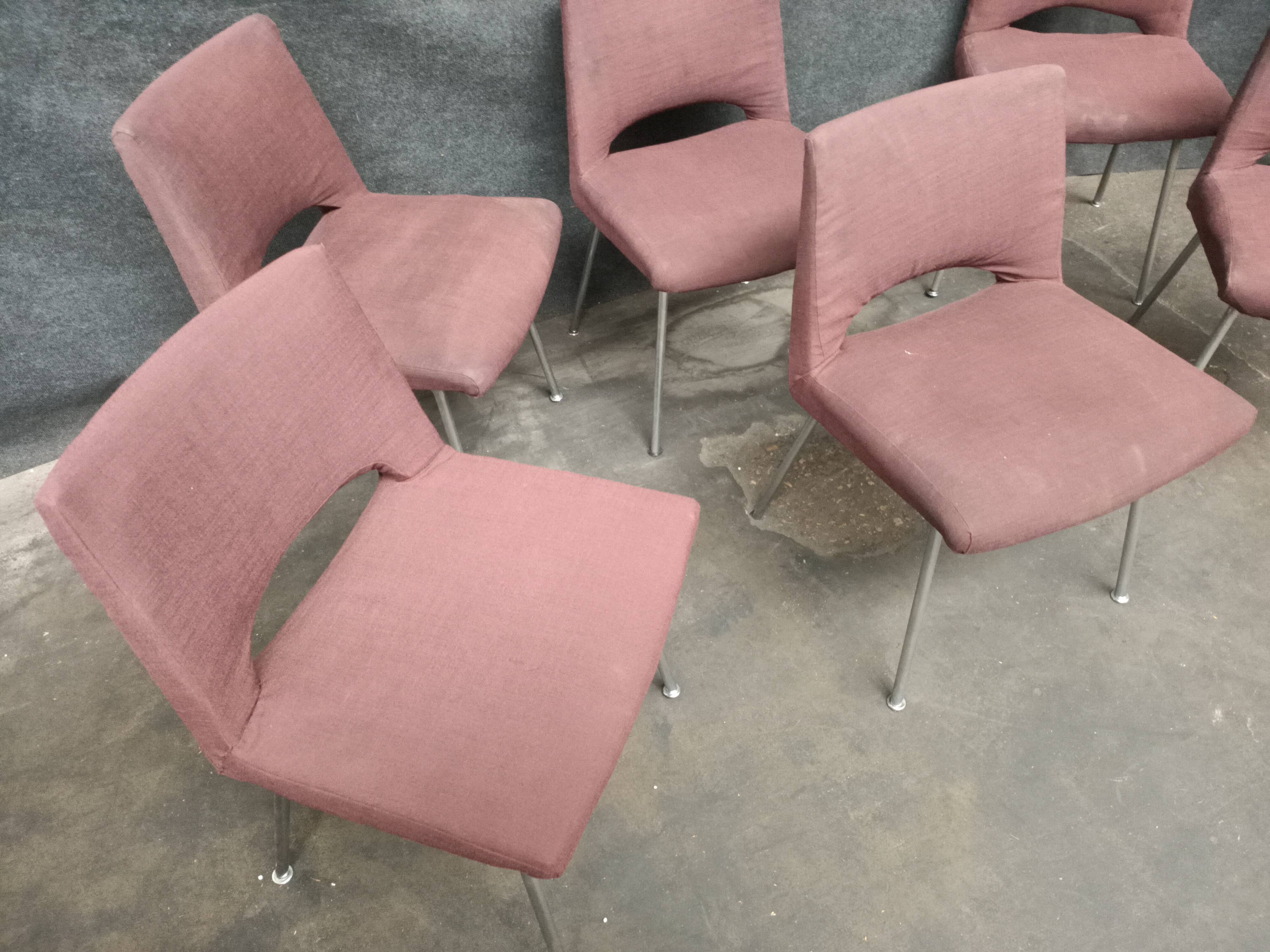 6 Georges Frydman chairs