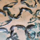 Japanese square dish in Raku