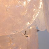 Frosted ice hanging lamp with 18 plastic discs