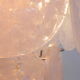 Frosted ice hanging lamp with 18 plastic discs
