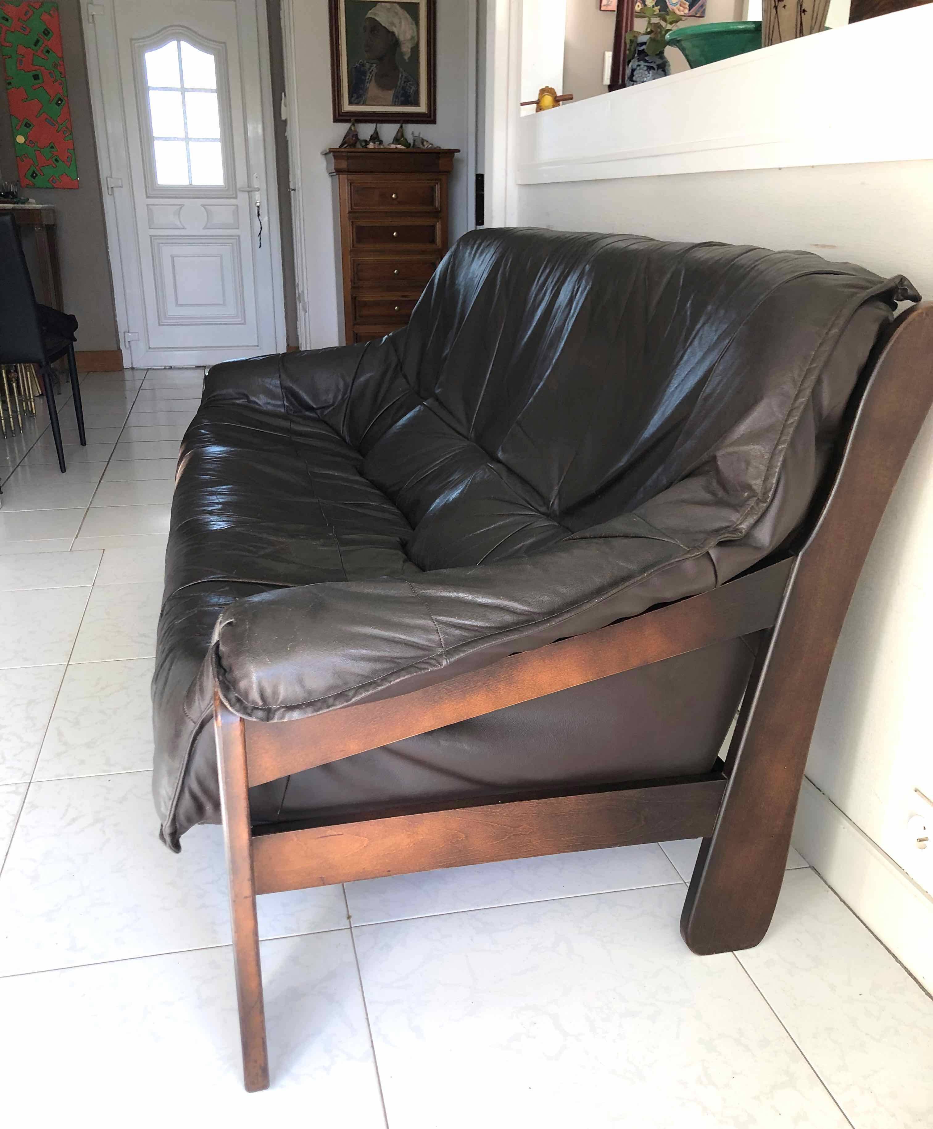 Canapé et fauteuils 1960-70