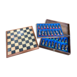 Chess - tin chessboard 1960