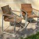 Paire de fauteuils esprit Karin Mobring Ikea