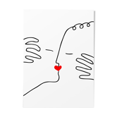 Poster A4-love Kiss 21x29, 7cm