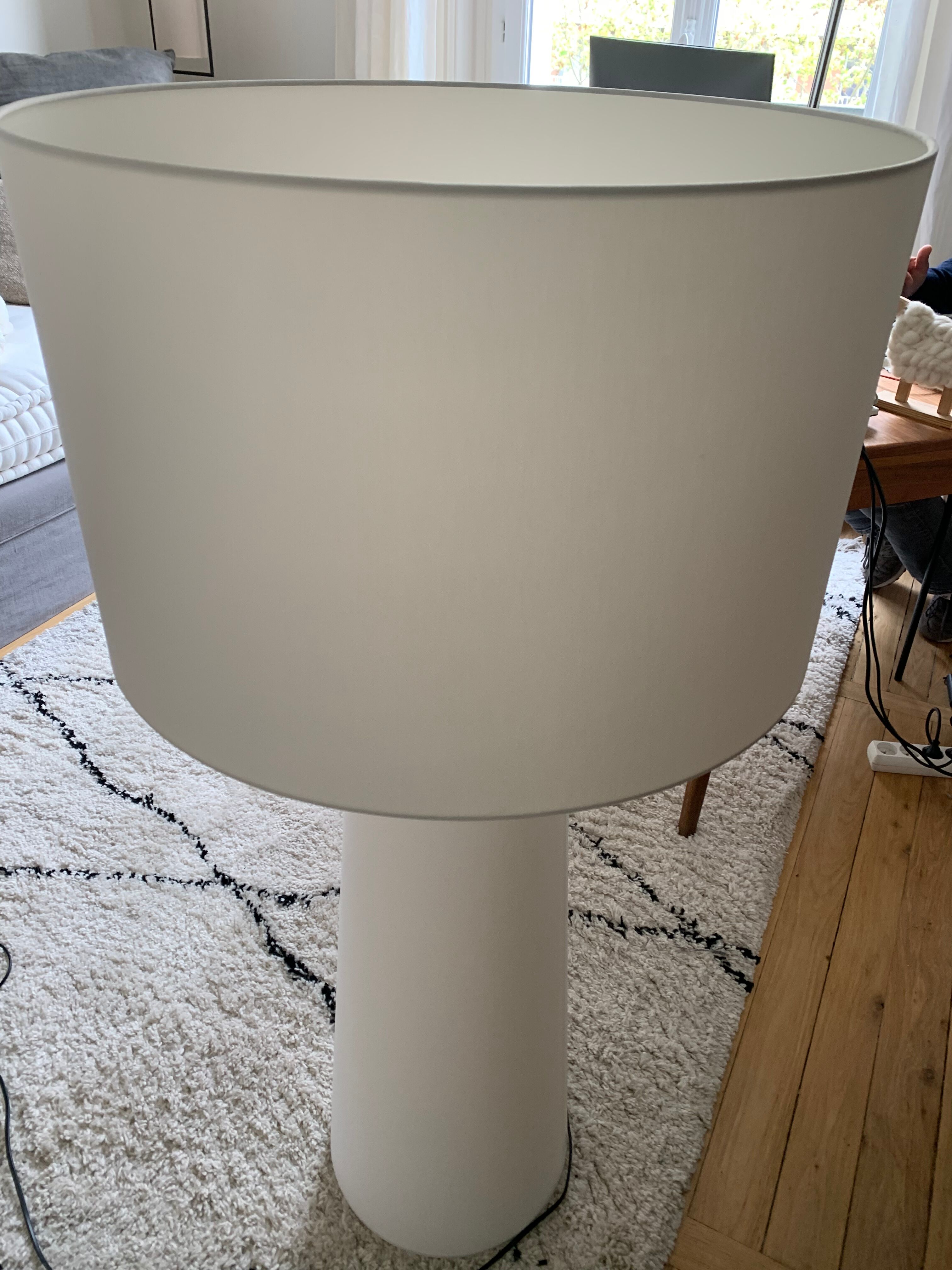 Cappellini big shadow floor lamp white