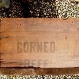 old wooden crate "Brazil"