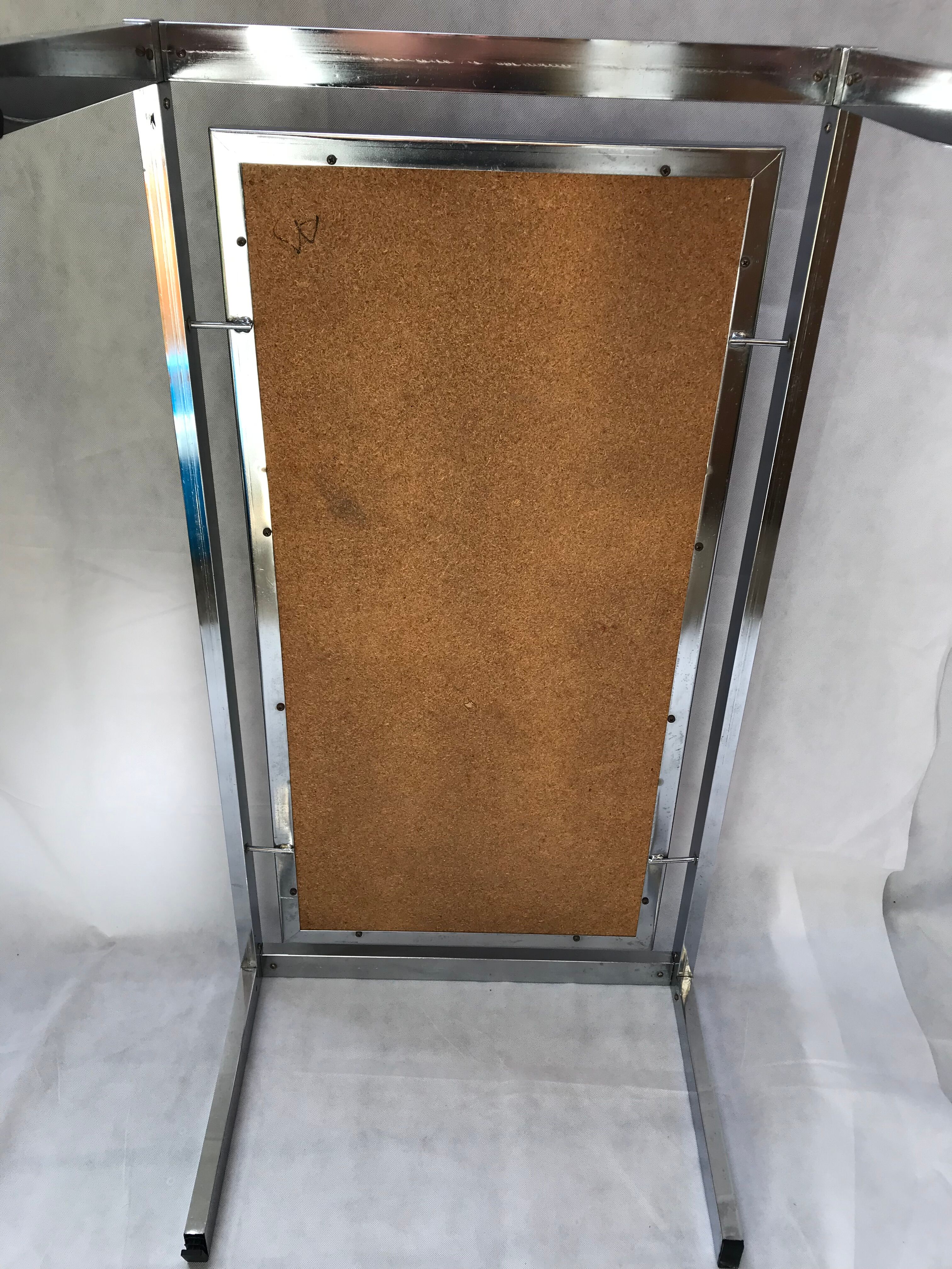 Metal and ceramic earthenware coffee table