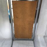 Metal and ceramic earthenware coffee table